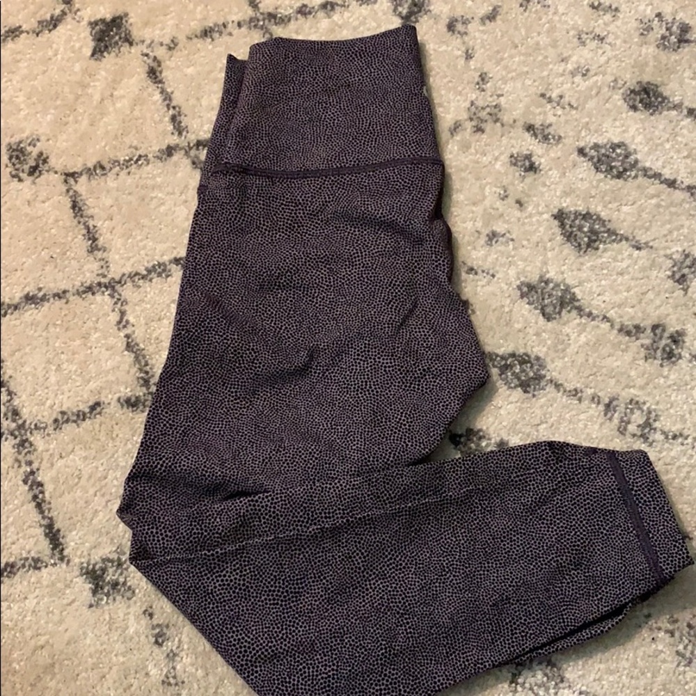 Lululemon wunder under high waisted Capri legging